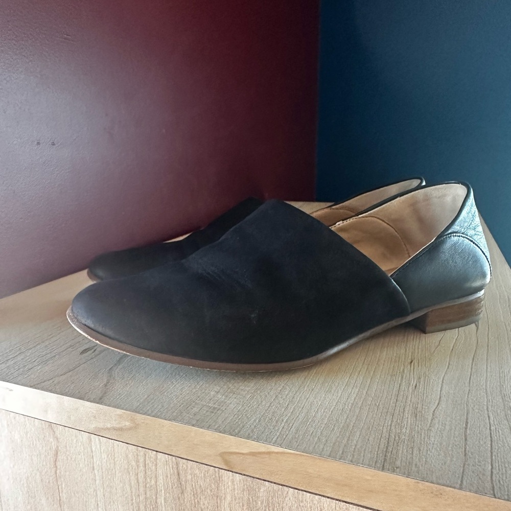 Clark Black Leather Loafers